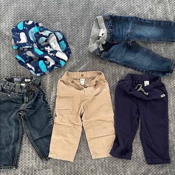 Baby boy 12-18months fall shirts and pants bundle - Picture 9 of 14